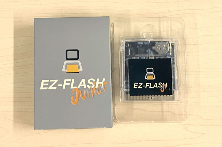 EZ Flash Jr flash cartridge for Gameboy Colour, Original Gameboy